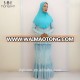 Long sleeve baju kurung in Singapore first lady baju kurung with lace