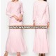 2017 newest Fashion Islamic baju kurung' silky dress Modest baju kurung